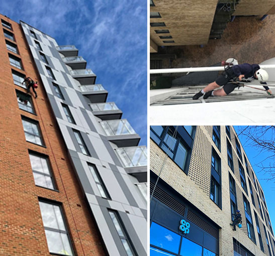 Abseiling Window Cleaning